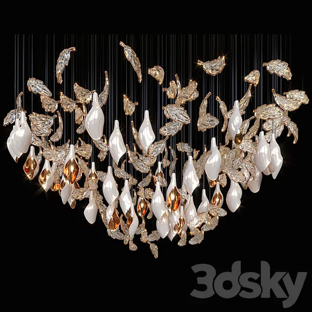 Chandelier Light Vargov 3DS Max Model