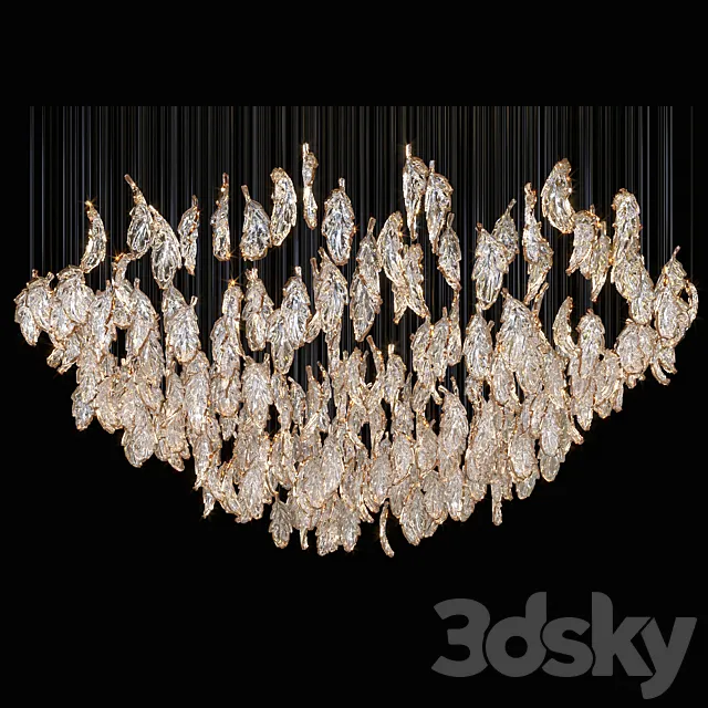 Chandelier Light Vargov 3DS Max Model
