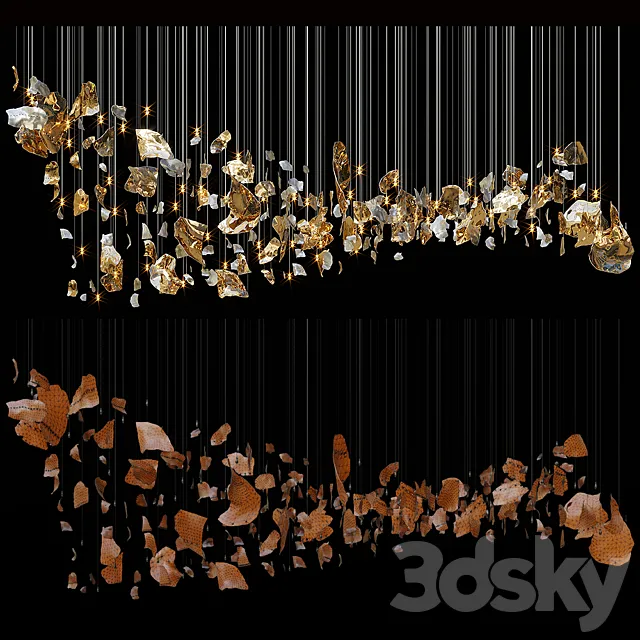 Chandelier Light Vargov 3DS Max Model