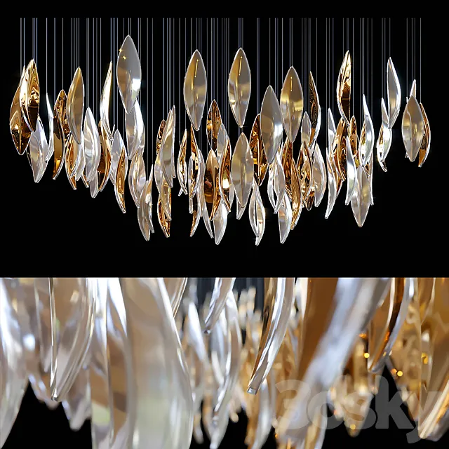 Chandelier Light Vargov 3DS Max Model