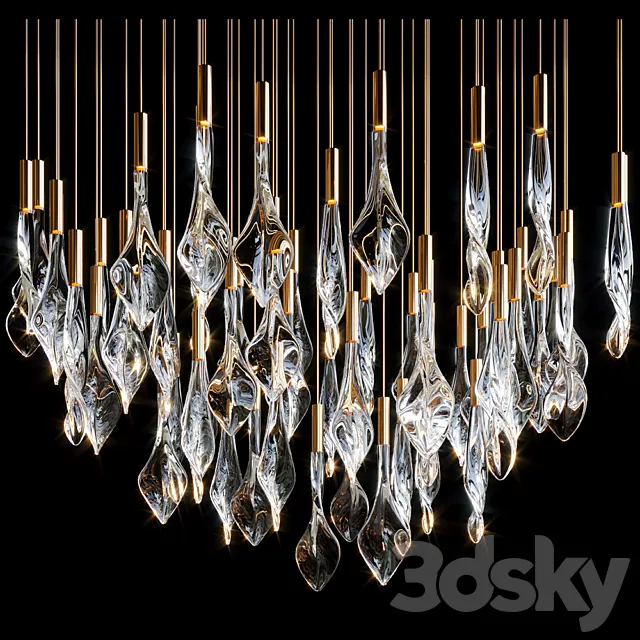 Chandelier Light Vargov 3DS Max Model