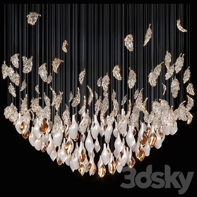 Chandelier Light Vargov 3DS Max Model