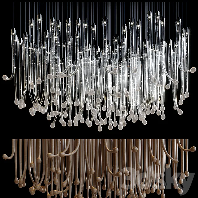Chandelier Light Vargov 3DS Max Model
