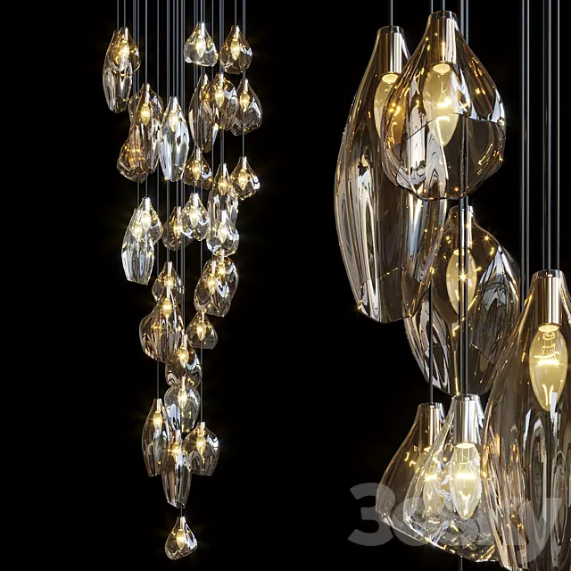 Chandelier Light Vargov 3DS Max Model