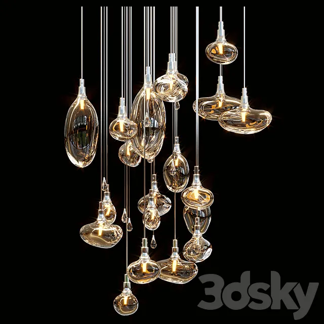 Chandelier Light Vargov 3DS Max Model
