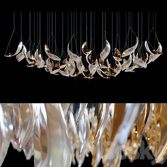Chandelier Light Vargov 3DS Max Model