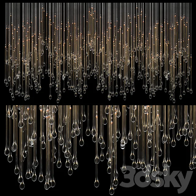 Chandelier Light Vargov 3DSMax File