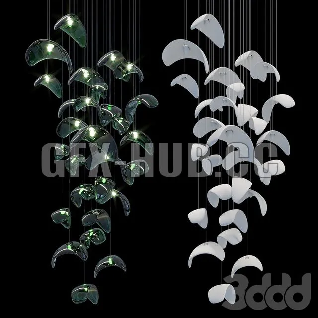 Chandelier Light Vargov 3dsMax Model