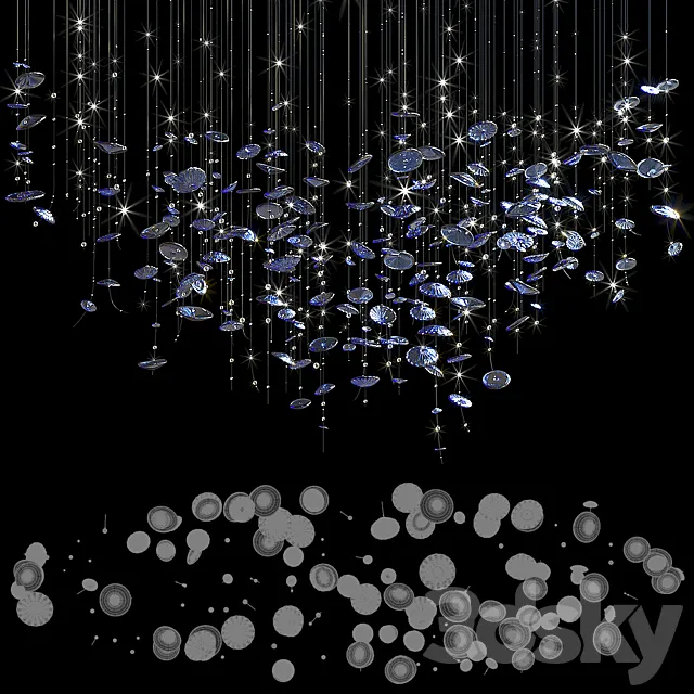 Chandelier Light Vargov – Fiber 3ds Max