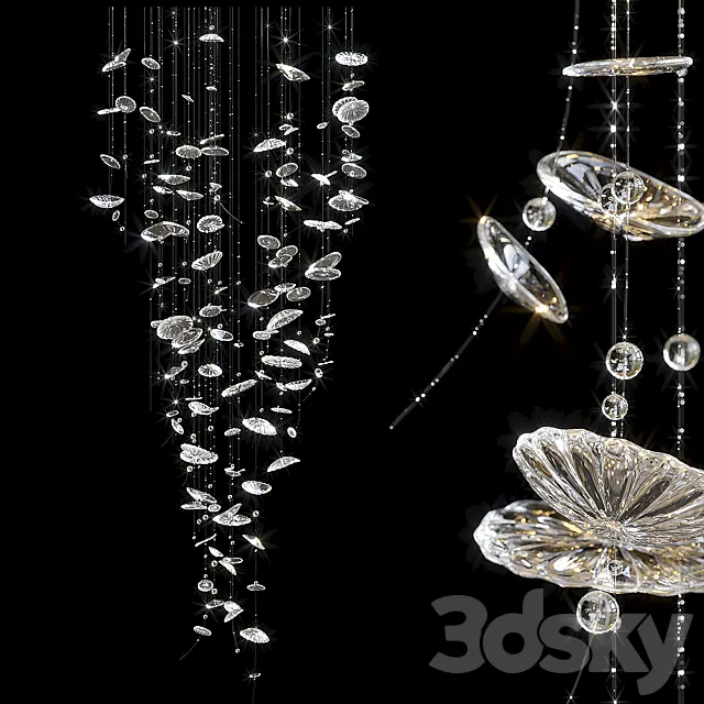 Chandelier Light Vargov – Fiber 3ds Max