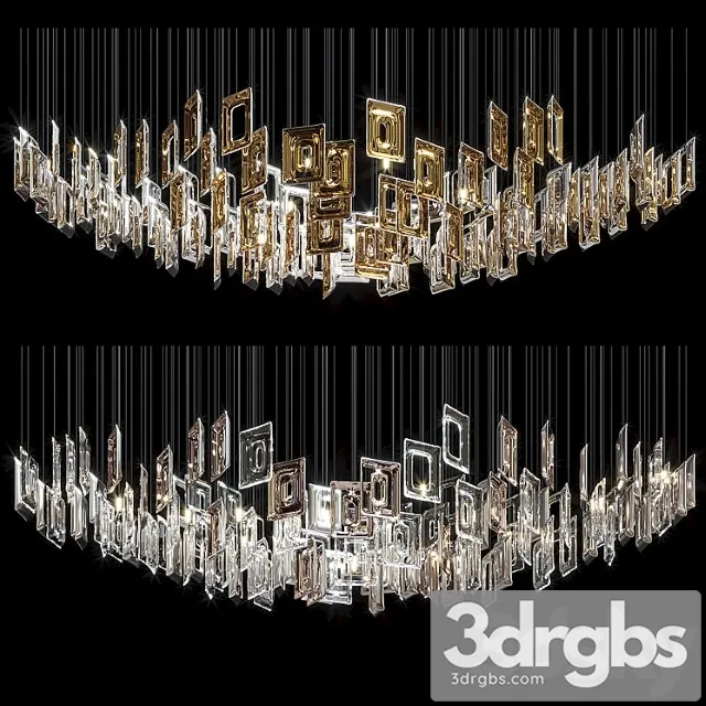 Chandelier light vargov – geometric