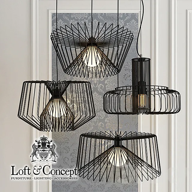 Chandelier Loft Spider 3ds Max