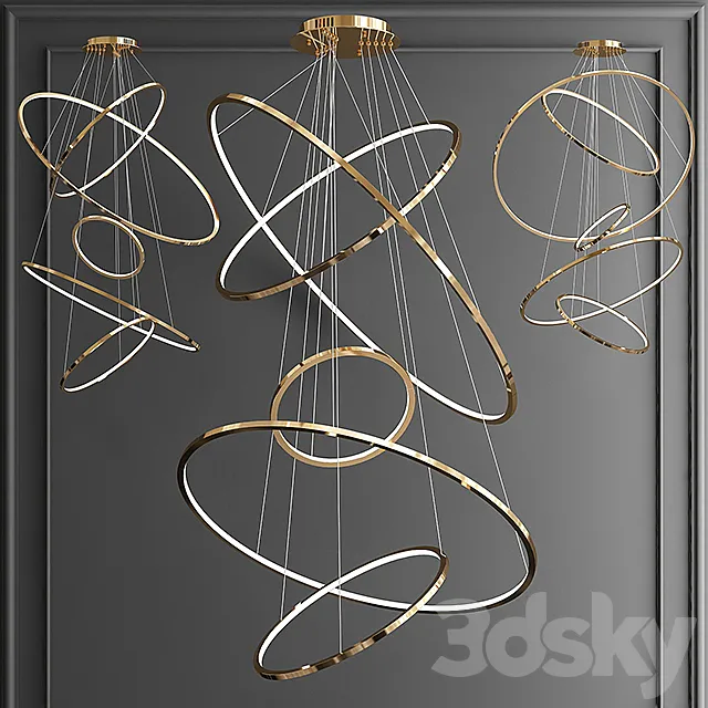 Chandelier Lohja by Cameron Design House 3DS Max Model