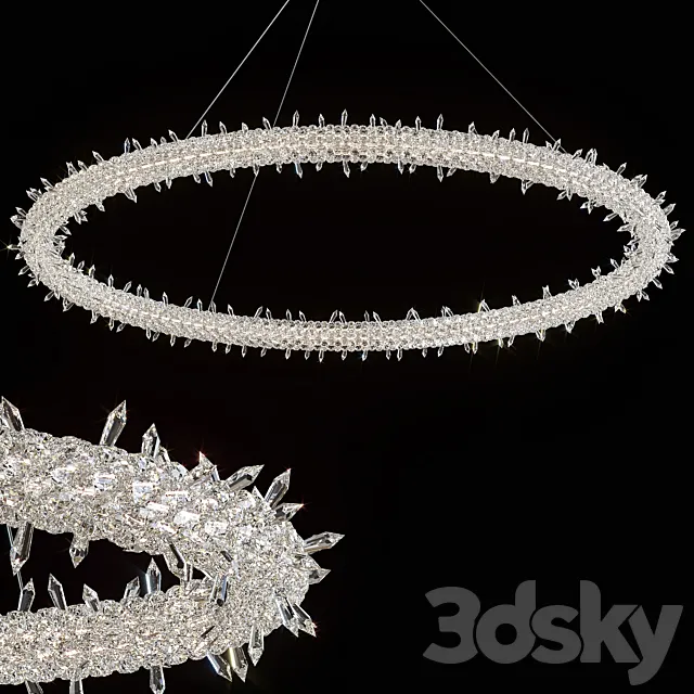 Chandelier Lorenza by GLCrystal d100cm 3DS Max Model