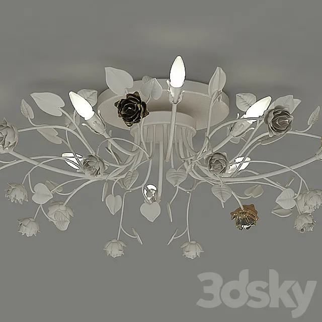 chandelier masiero 3ds Max