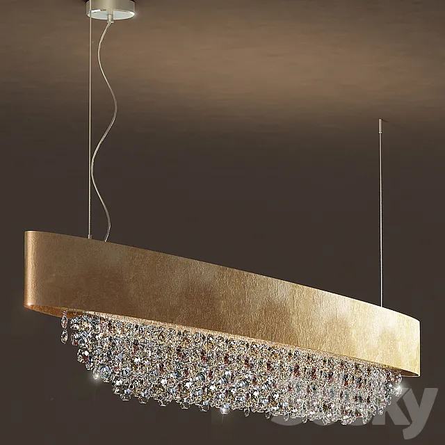 Chandelier Masiero OLA S6 OV 160 3DSMax File