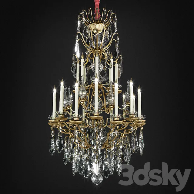 Chandelier Mathieu Lustrerie 99949_25 3ds Max