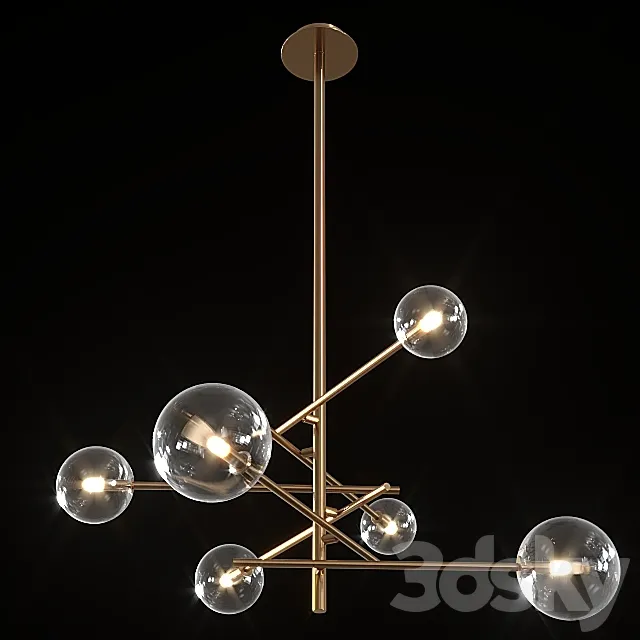 Chandelier Maxlight Lollipop P0294. 3DS Max Model