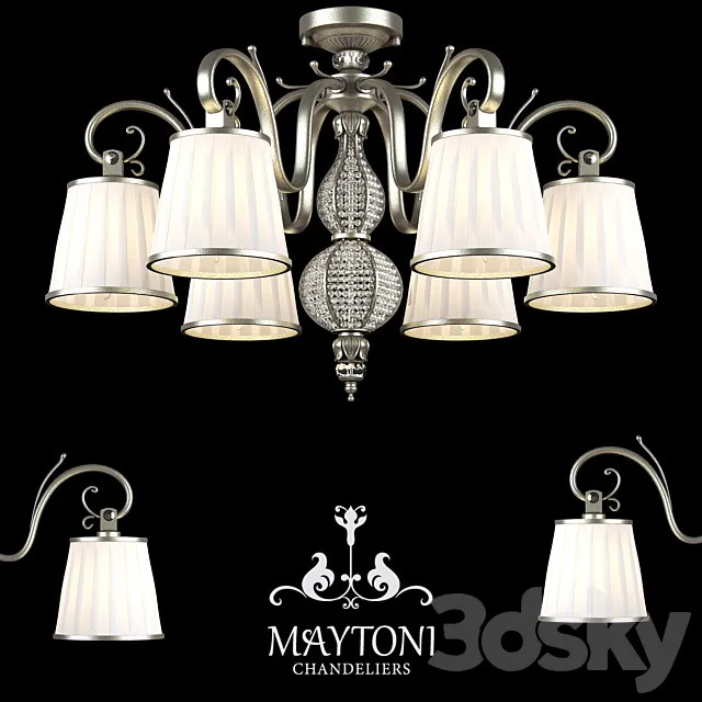 Chandelier Maytoni ARM002-06-NG 3ds Max