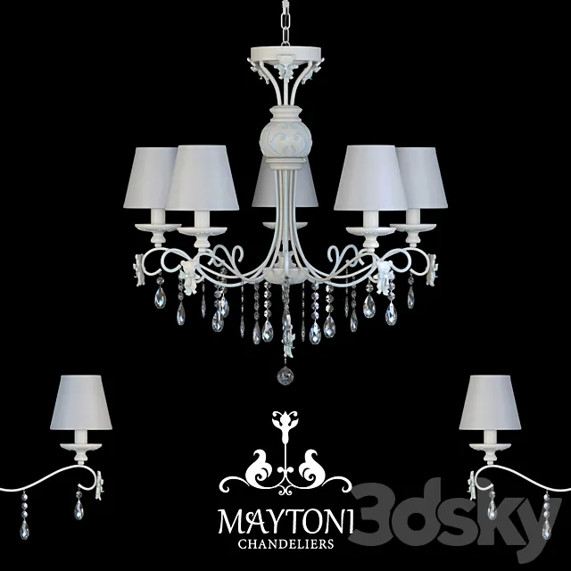 Chandelier Maytoni ARM033-05-BL 3DSMax File