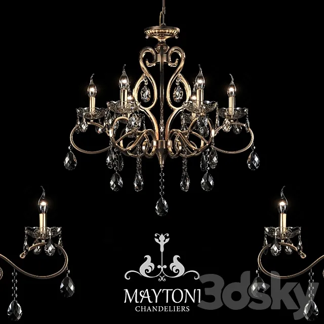 Chandelier Maytoni ARM124-06-G 3DSMax File