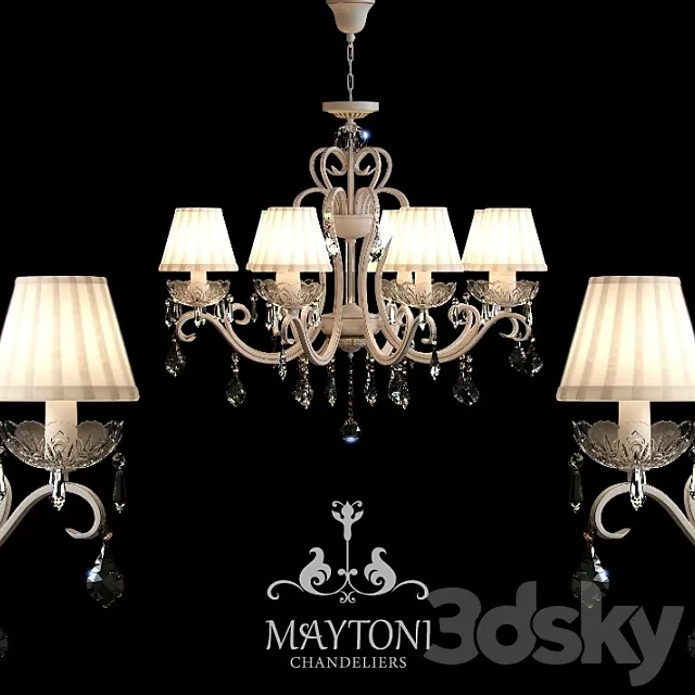 Chandelier Maytoni ARM288-08-G 3ds Max