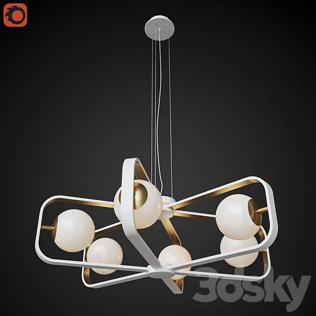 Chandelier Maytoni Avola 3DS Max Model