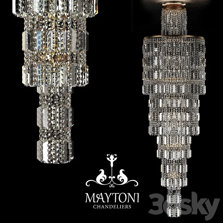 Chandelier Maytoni DIA003-PT50-G 3DS Max