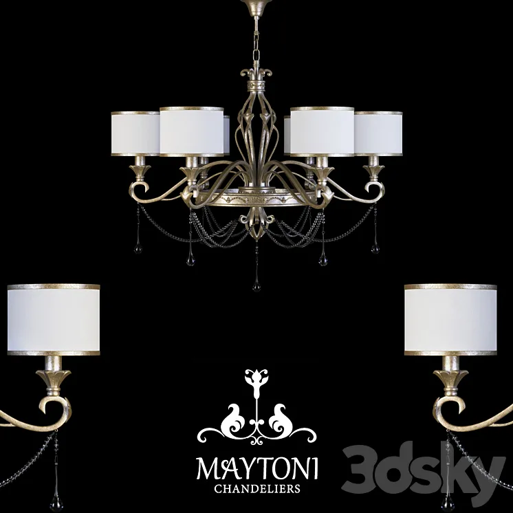 Chandelier Maytoni H235-06-G 3DS Max