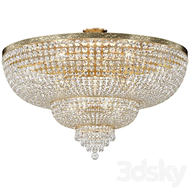 Chandelier Maytoni Palace DIA890-CL-18-G 3DS Max Model