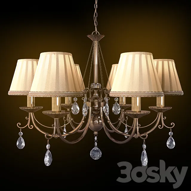 Chandelier Maytoni Soffia RC093-PL-06-R 3ds Max