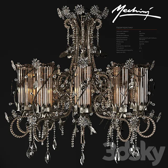 Chandelier Mechini Marina Putilovskaya L802 _ 10 3DS Max Model