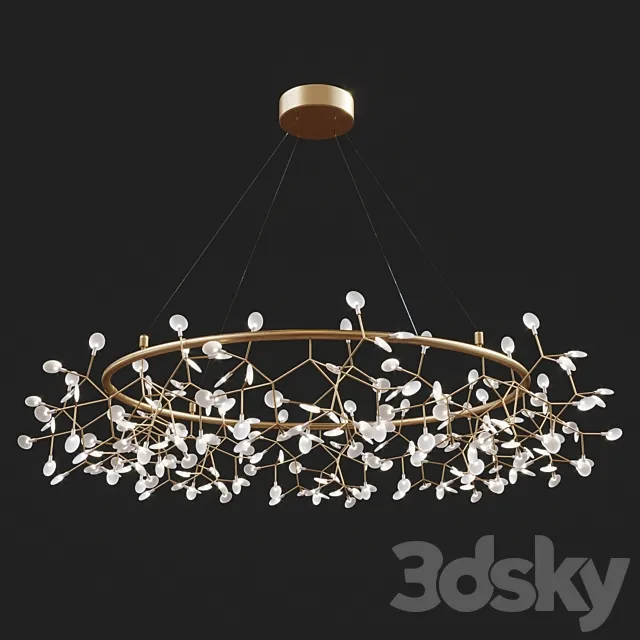 Chandelier Moooi Heracleum 3DS Max Model