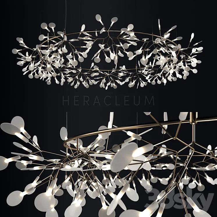 Chandelier Moooi Heracleum the Big O 3DS Max