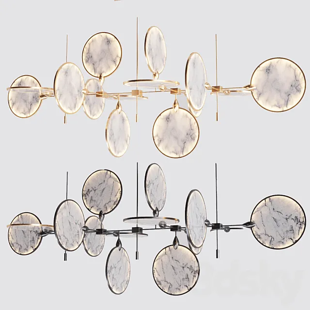 Chandelier Nebula L by Imperiumloft 3ds Max