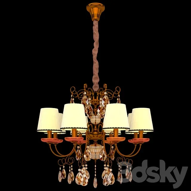 Chandelier Newport 10508 _ C 3DSMax File