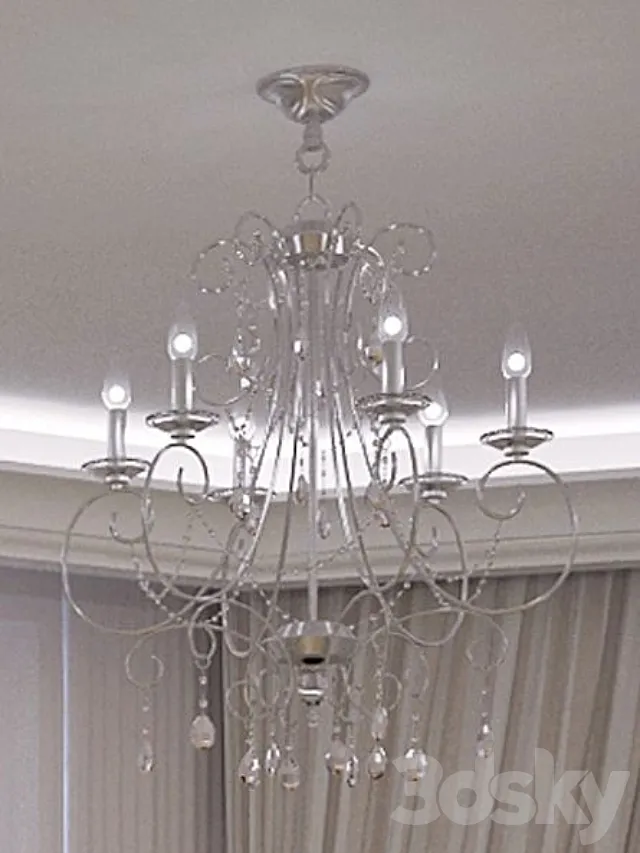 chandelier OR Illuminazione 3ds Max