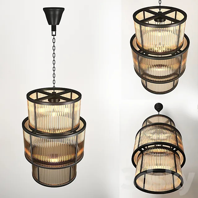 Chandelier palmera by Eichholtz 3ds Max