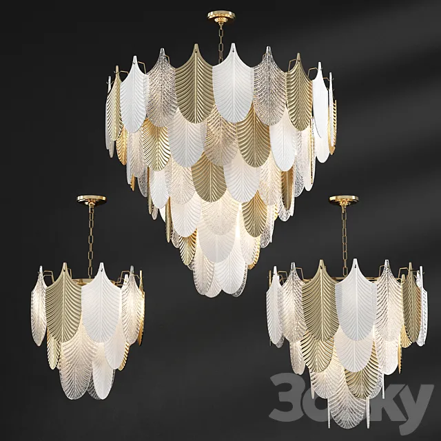 Chandelier pendant Abelia Chandelier Loft-Concept 3DS Max Model