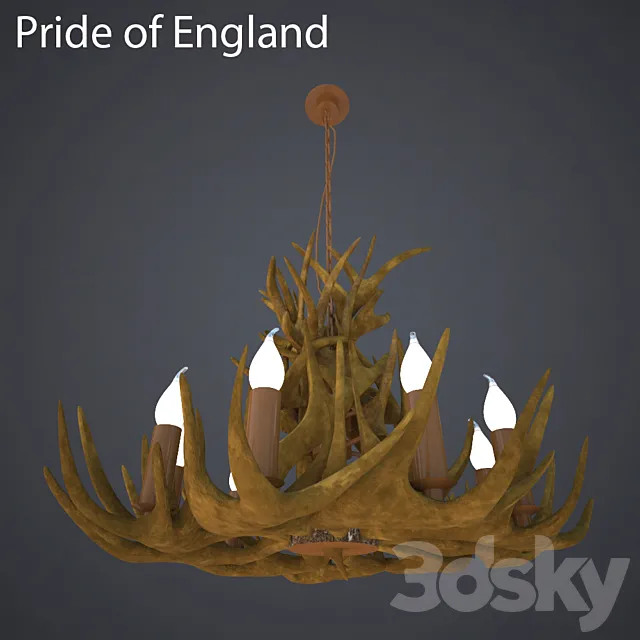 Chandelier Pride of England 3DSMax File