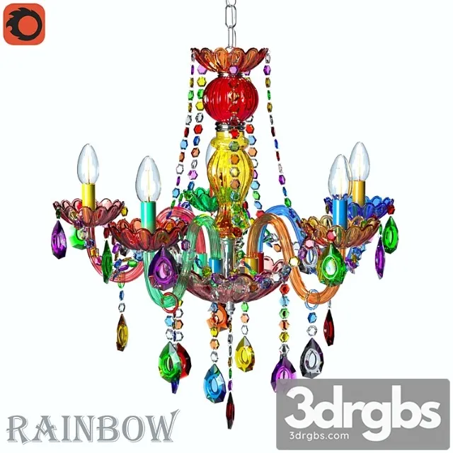 Chandelier rainbow