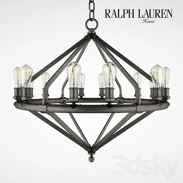 Chandelier Ralph Lauren ARCHER LARGE CHANDELIER 3ds Max
