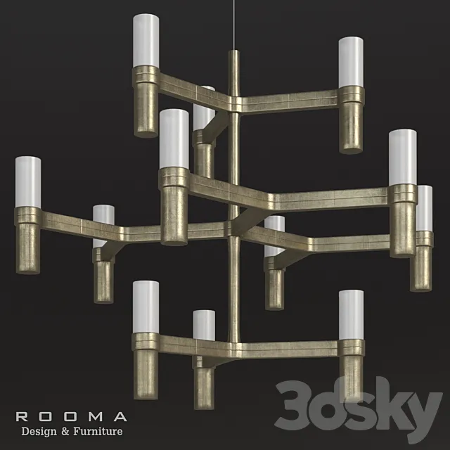 Chandelier Rooma lamp 02 Rooma Design 3DS Max Model