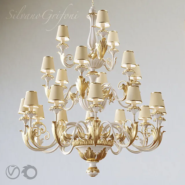 Chandelier Silvano Grifoni 21 3DS Max Model