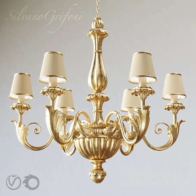 Chandelier Silvano Grifoni 6 3DS Max Model