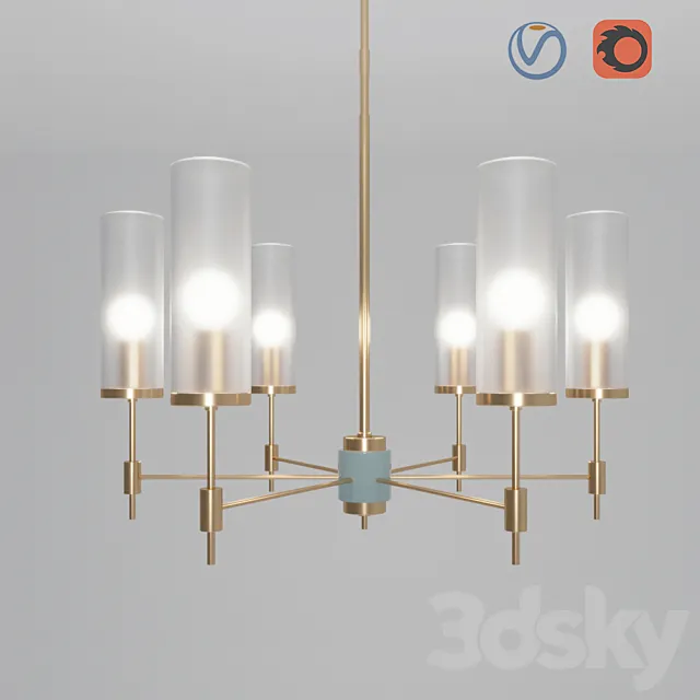Chandelier SL015 Any Home 3ds Max