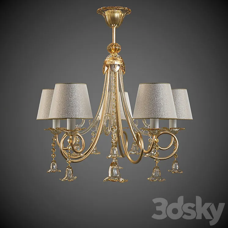 Chandelier Sylcom 3DS Max