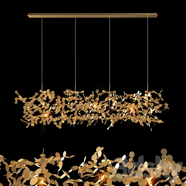 Chandelier Terzani Argents 3ds Max