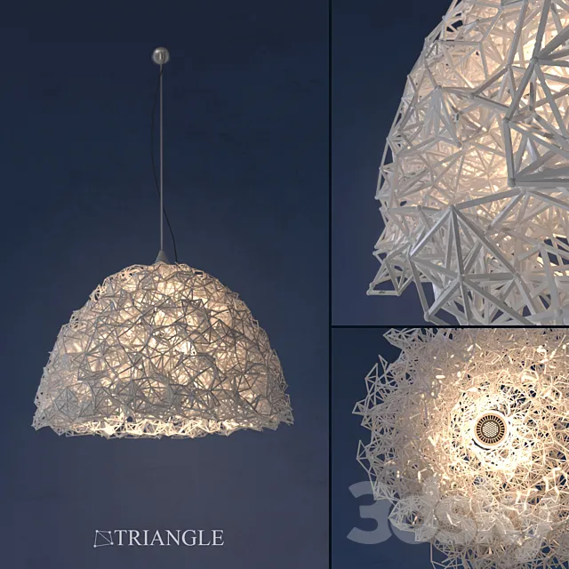 Chandelier Triangle (handmade) 3DSMax File