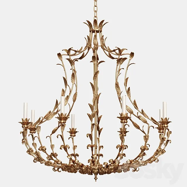 CHANDELIER VAUGHAN ANJOU CHANDELIER 3DS Max Model